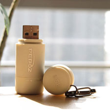 Lovely USB charging type mini flashlight